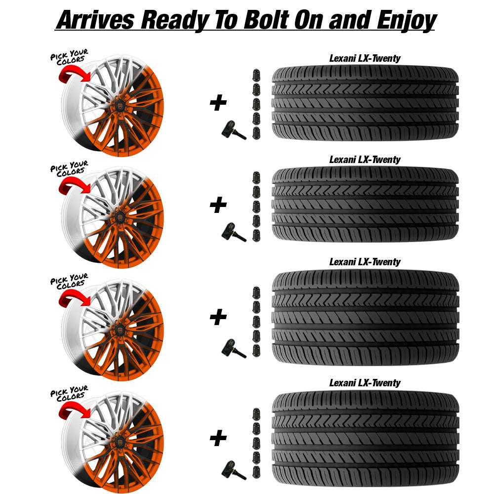 Lexani Aries C8 Corvette 20x9