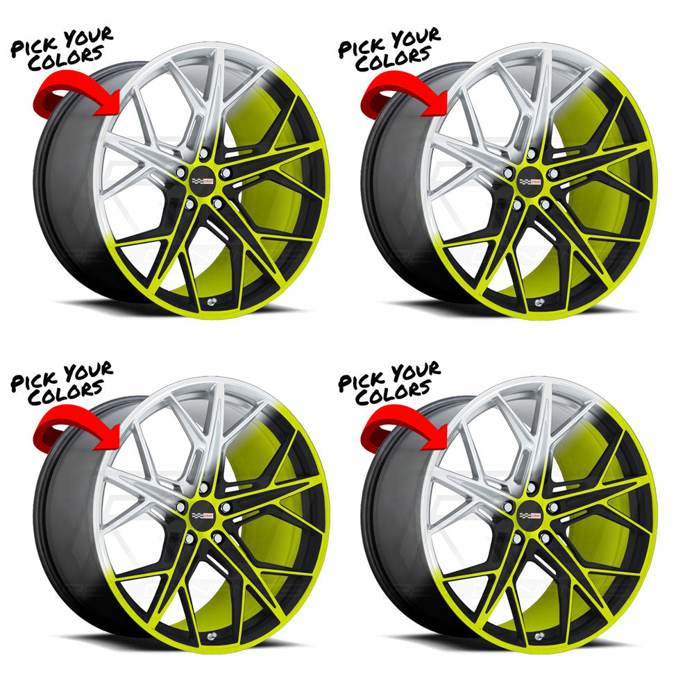 Cray Hammerhead Custom Finish Corvette C8 Wheel Package