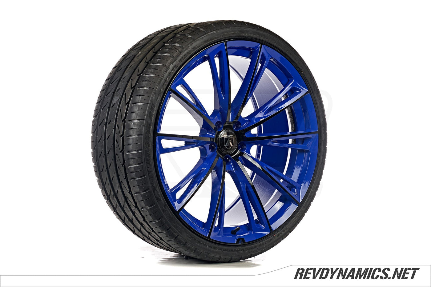 Asanti ABL-30 Custom Finished | Blue Fire and Black