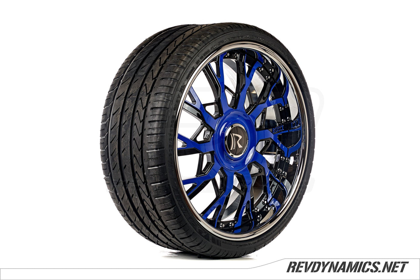 Rucci Lit Custom Finished | Black and Graphite Blue