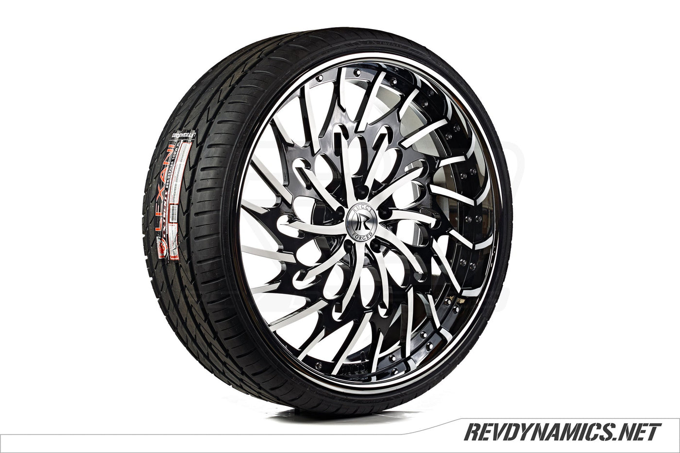 Rucci Ounce 24" Rim Powdercoated White and Black Polaris Slingshot colors 