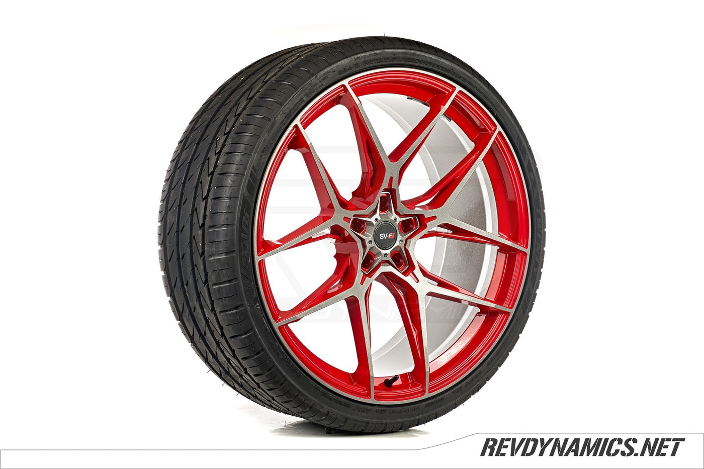 Savini SV-F5 Custom Finished | Indy Red and Turbo Silver