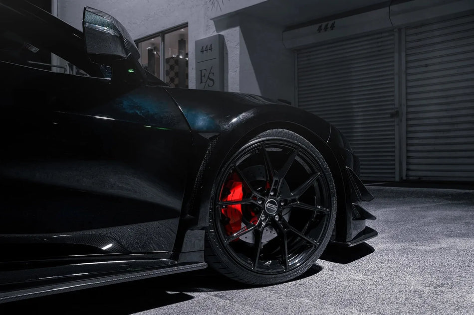 E5 Daytona C8 Corvette 20x9" Front 21x12" Rear Wheel and Tire Package