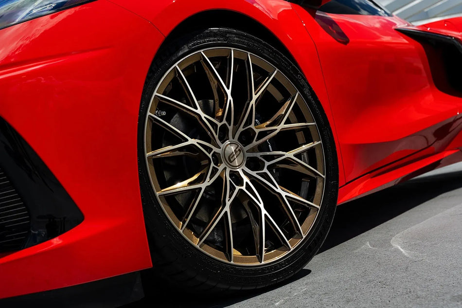 E5 Sebring C8 Corvette 19" Front 20" Rear Wheel and Tire Package