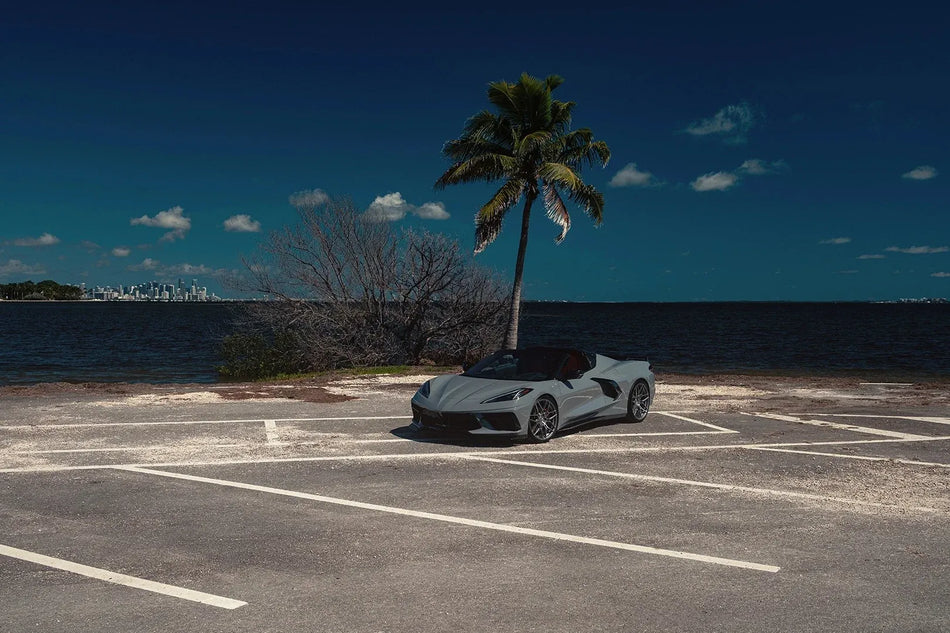 E5 Speedway C8 Corvette 19" Front 20" Rear Wheel and Tire Package