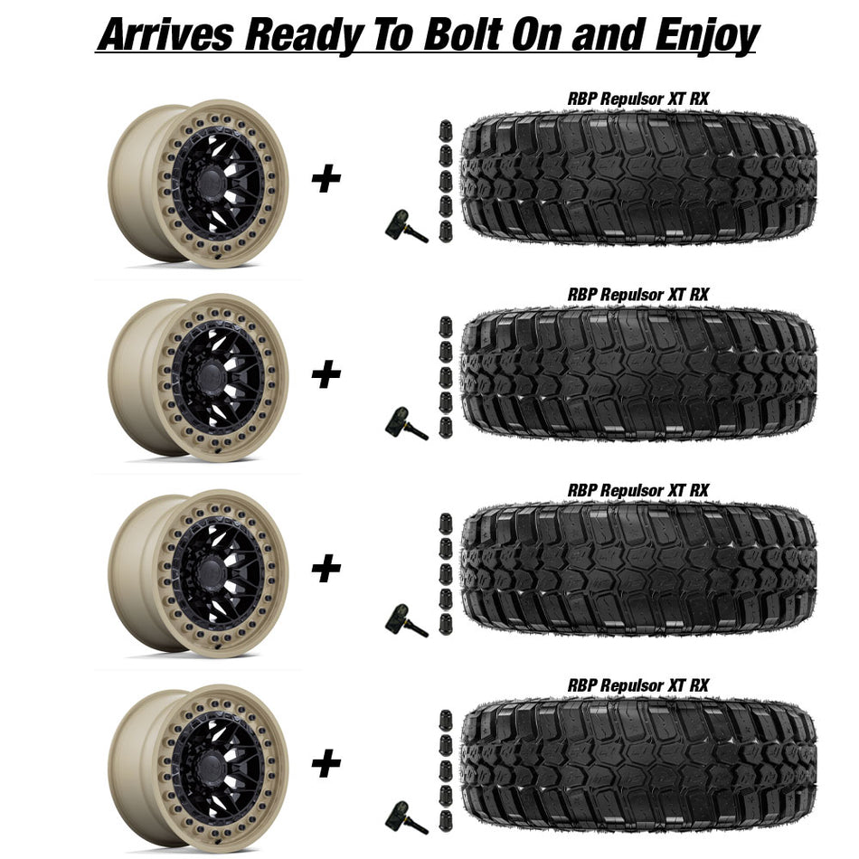 Black Rhino Alpha Jeep Gladiator JT 20" Wheel and 37" Tire Package