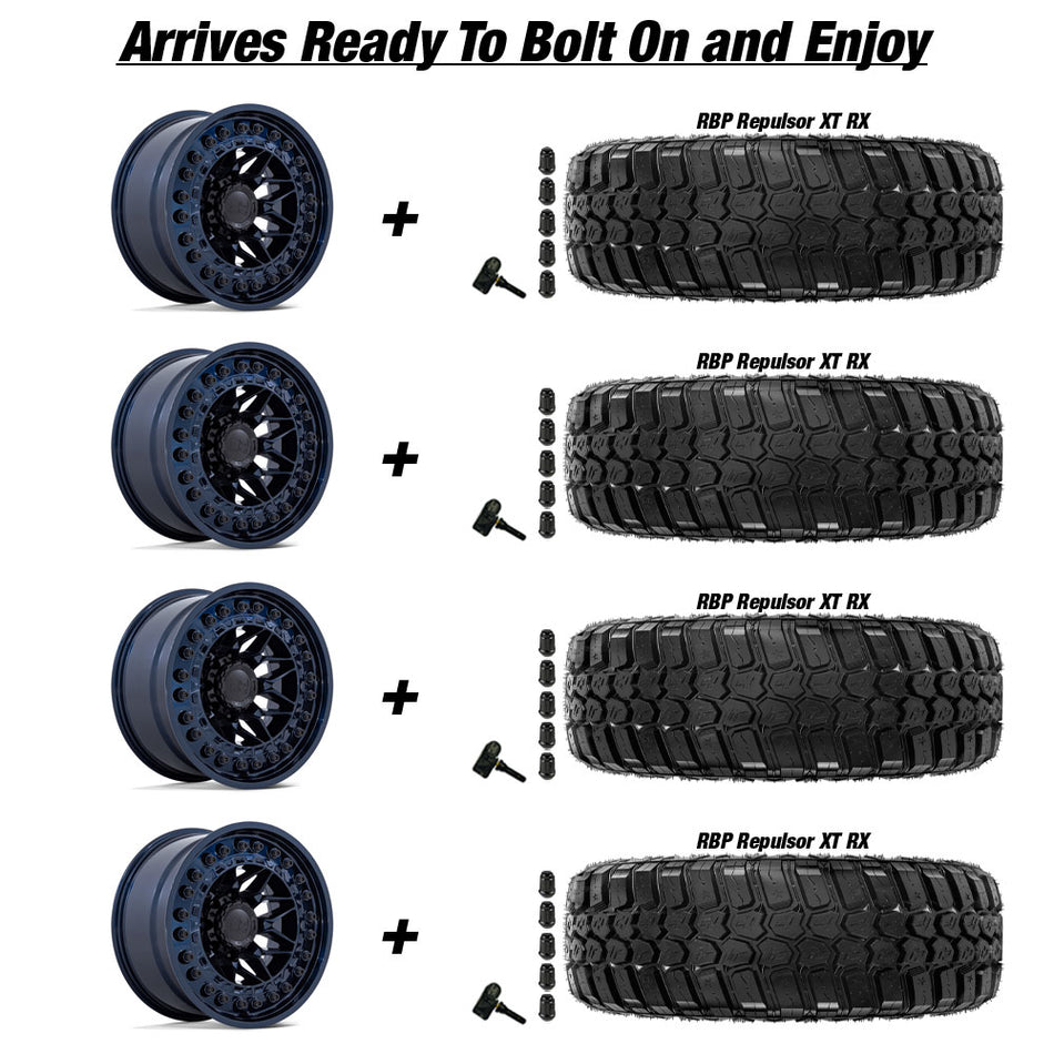 Black Rhino Alpha Jeep Gladiator JT 20" Wheel and 37" Tire Package