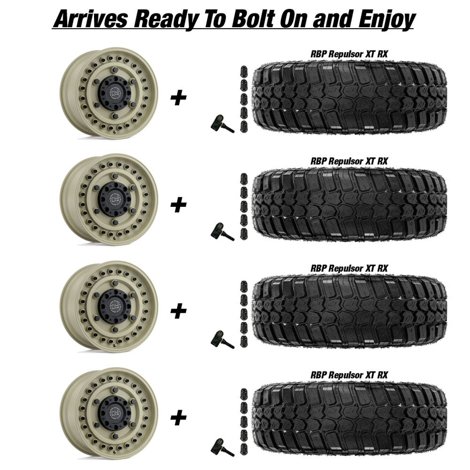 Black Rhino Armory Jeep Gladiator JT 20" Wheel and 37" Tire Package