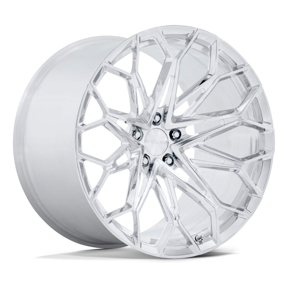 Niche Manta C8 Corvette Z06 20x10" Front 21x13" Rear Wheel and Tire Package - Polished