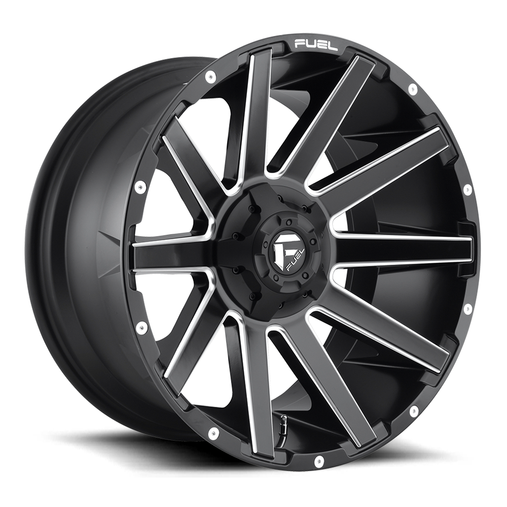 Fuel Contra Jeep Wrangler JL 20" Wheel and 33" Tire Package - Rev Dynamics