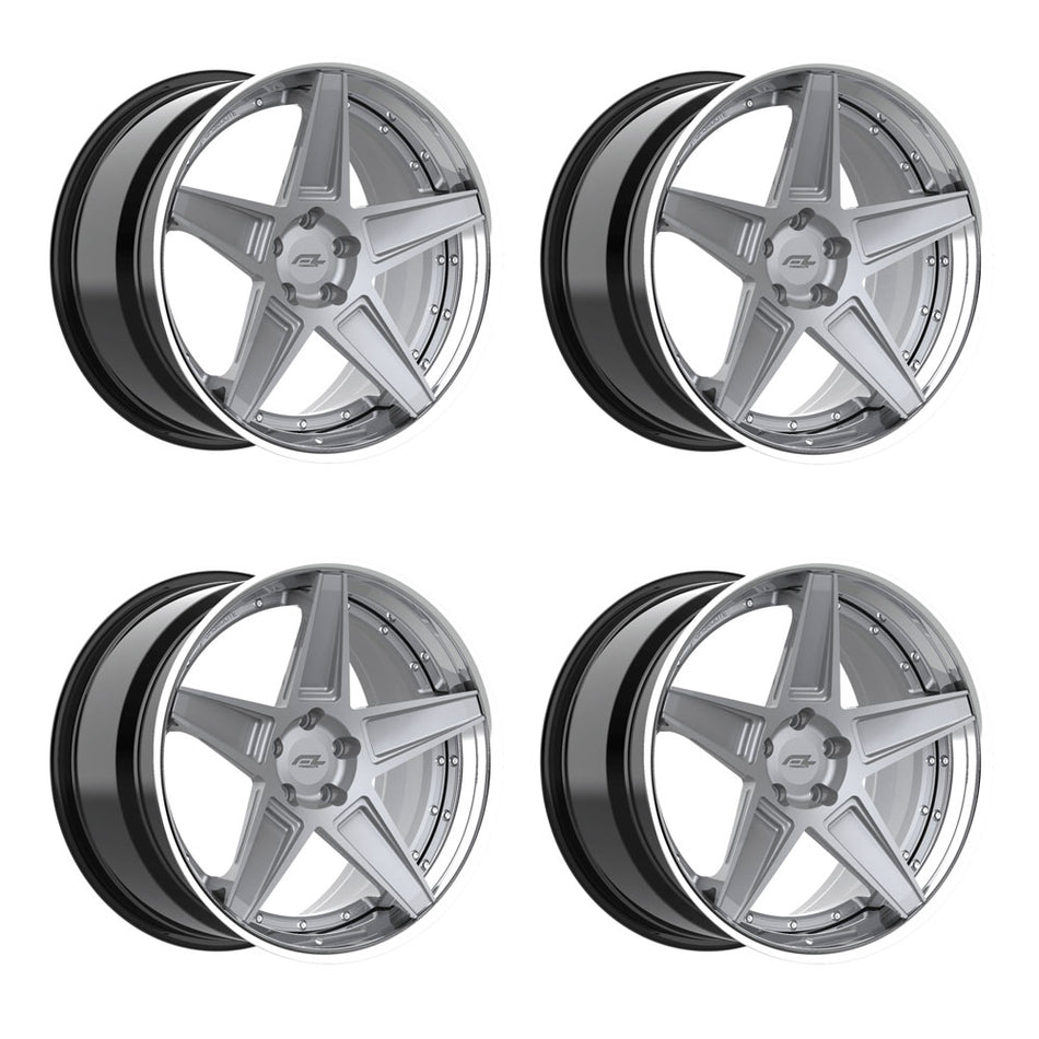 Forgedlite RS3 C8 Corvette Z06 20x10" Front 21x13" Rear Wheel and Tire Package