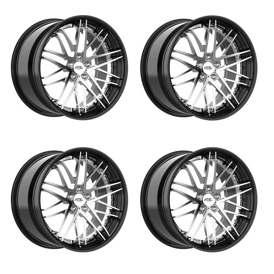 Forgedlite RS7 C8 Corvette Z06 20x10" Front 21x13" Rear Wheel and Tire Package