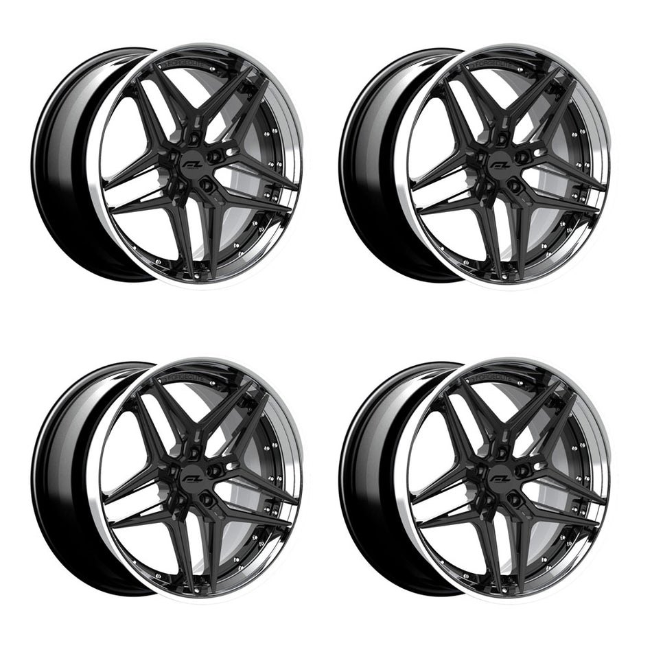 Forgedlite RS8 C8 Corvette Z06 20x10" Front 21x13" Rear Wheel and Tire Package