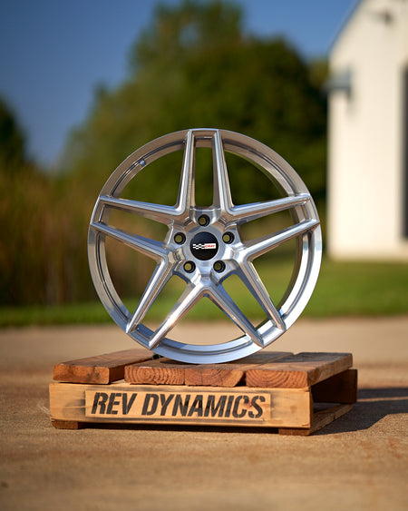 Corvette C8 Rims Cray Panthera Ghost Chrome Powder Coated