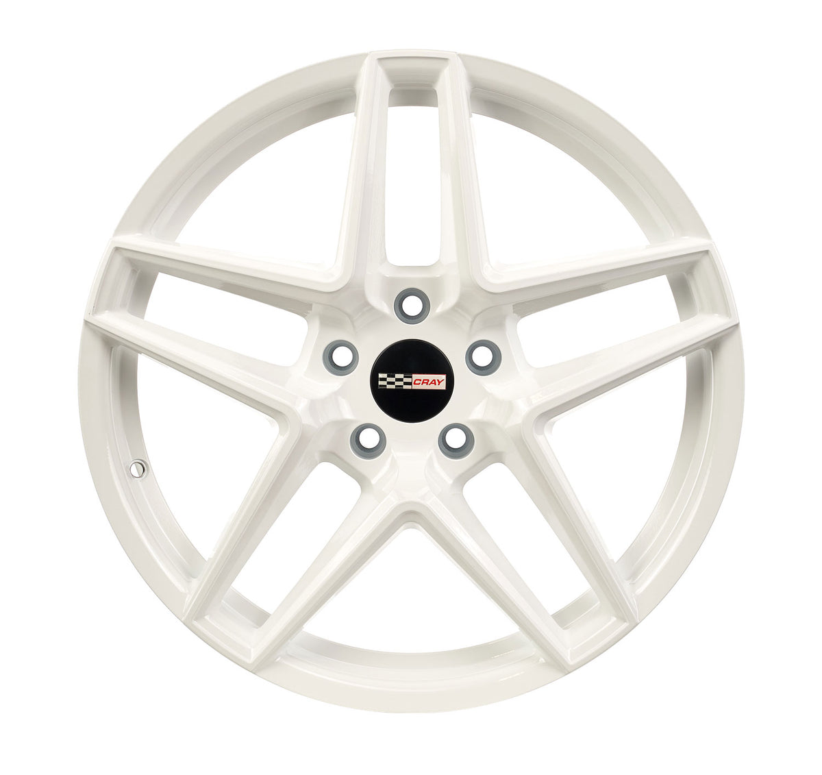 Corvette C8 Solid White Wheel Cray Panthera Rim in 19in 