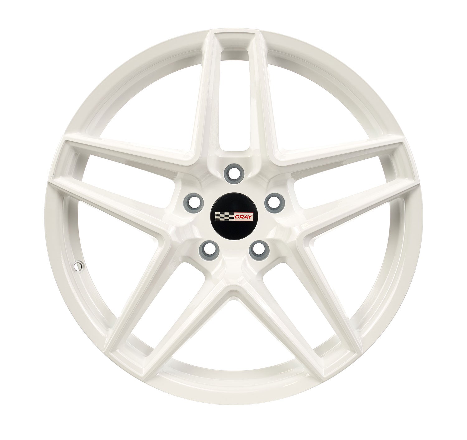 Corvette C8 Solid White Wheel Cray Panthera Rim in 19in 