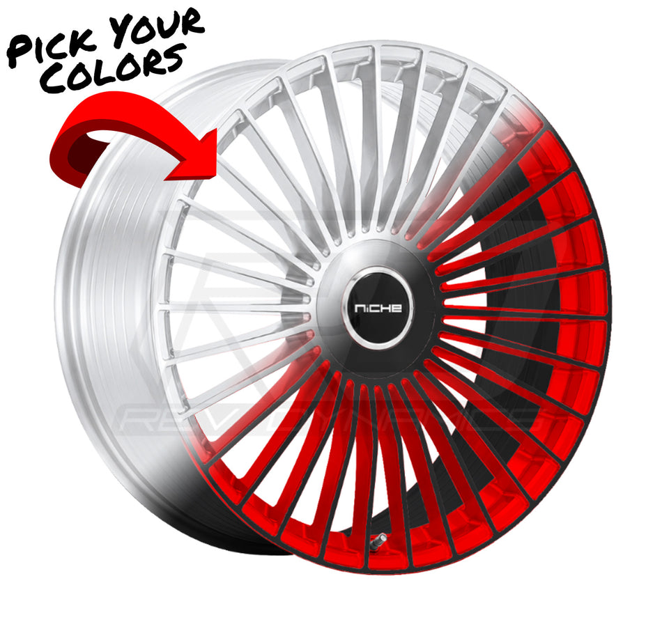 Niche Serene Slingshot 22" Wheel and Tire Package - Pick Your Color