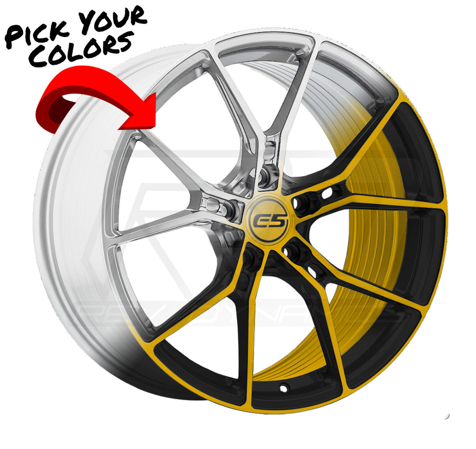 E5 Daytona C7 Z06 Corvette 19" Front 20" Rear Wheel and Tire Package