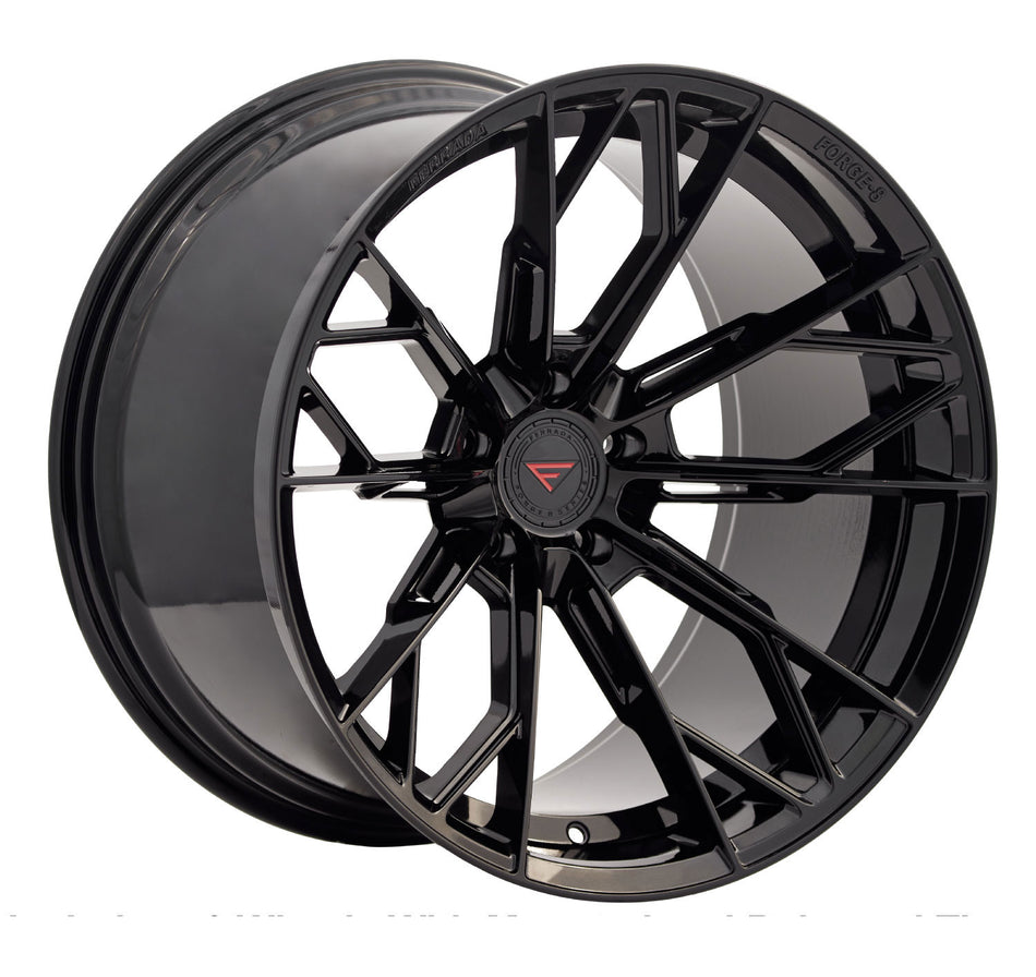 Ferrada FR11 Tesla Model 3 20" Front and Rear Wheel and Tire Package - Obsidian Black