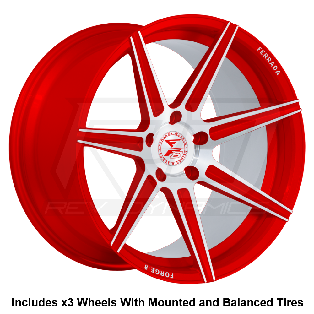 Ferrada F8-FR7 Forged Slingshot 20" Wheel and Tire Package - Rev Dynamics