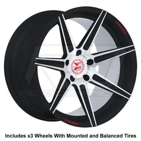 Ferrada F8-FR7 Forged Slingshot 20" Wheel and Tire Package - Rev Dynamics