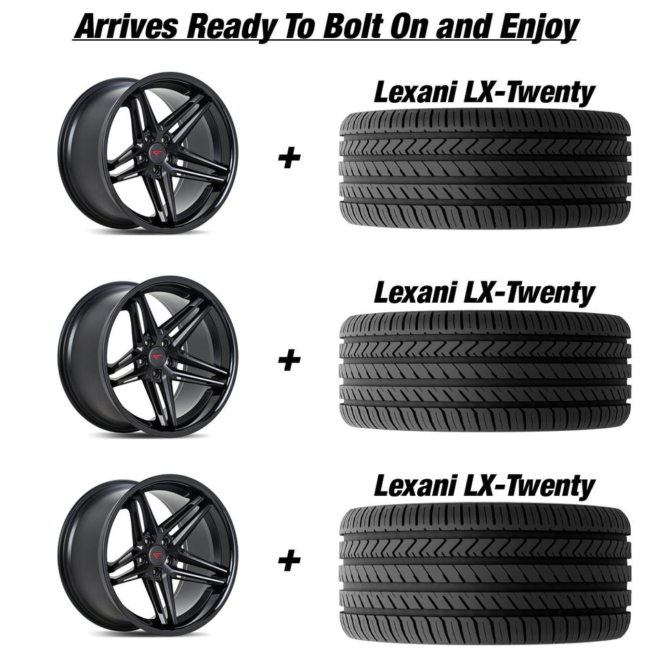 Ferrada CM1 Slingshot 20" Wheel and Tire Package