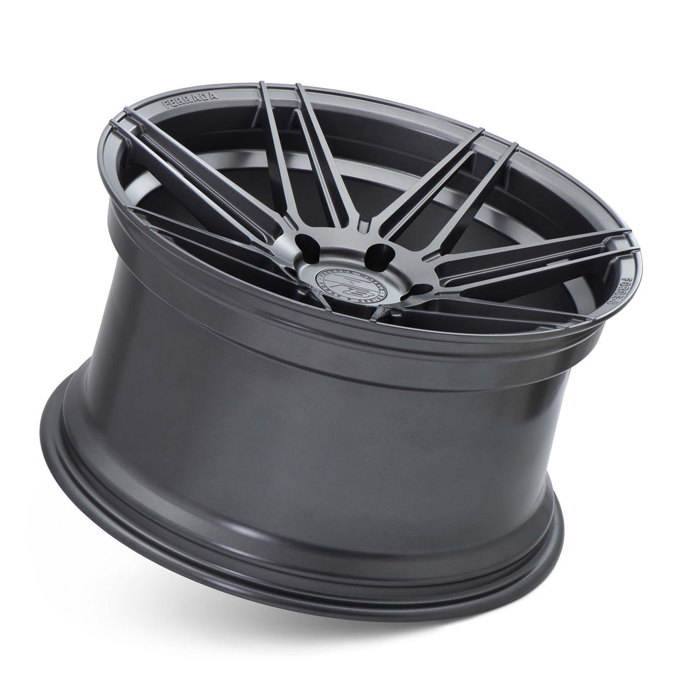 Ferrada FR6 Tesla Model 3 20" Front and Rear Wheel and Tire Package - Graphite
