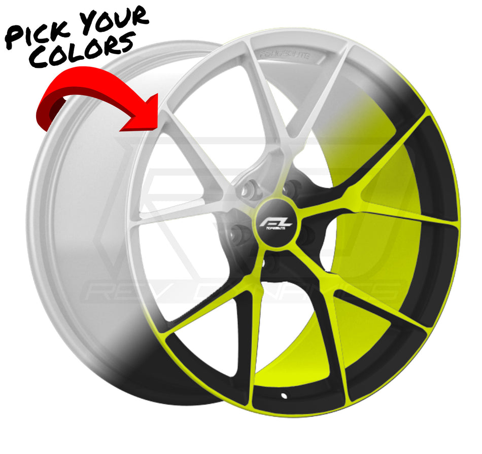 Forgedlite MC5 C8 Corvette Z06 20x10" Front 21x13" Rear Wheel and Tire Package