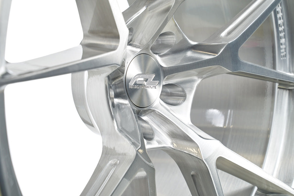 Corvette Z06 E-Ray Forgedlite MC5 Brushed Silver Wheel 21x13 inch tire package