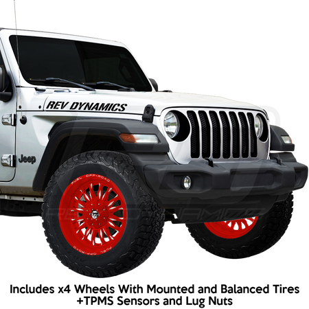 Fuel ARC Jeep Wrangler JL 20" Wheel and 35" Tire Package - Rev Dynamics