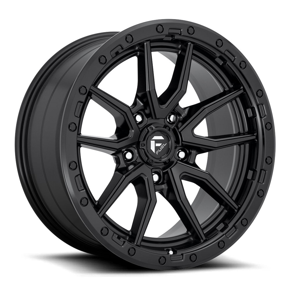 Fuel Rebel-5 Jeep Wrangler JL 20" Wheel and 33" Tire Package - Rev Dynamics