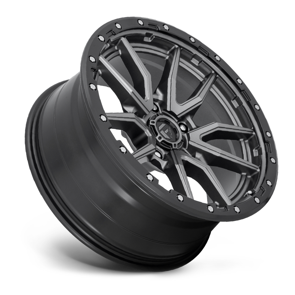 Fuel Rebel-5 Jeep Wrangler JL 20" Wheel and 33" Tire Package - Rev Dynamics