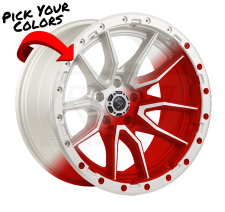 Fuel Rebel-5 Jeep Wrangler JL 20" Wheel and 35" Tire Package - Rev Dynamics