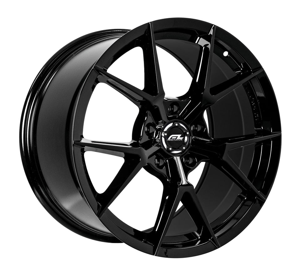 Forgedlite RFL-5 C8 Corvette 19" Front 20" Rear Wheel and Tire Package - Gloss Black