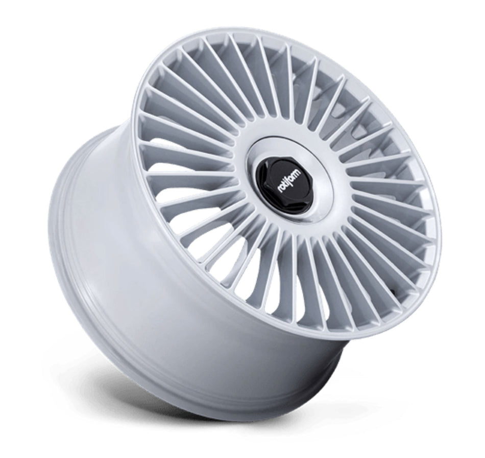 Rotiform GRZ Tesla Model 3 20" Front and Rear Wheel and Tire Package - Gloss Silver