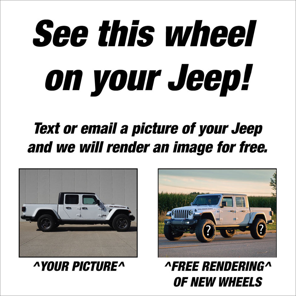 Black Rhino Alpha Jeep Gladiator JT 17" Wheel and 37" Tire Package