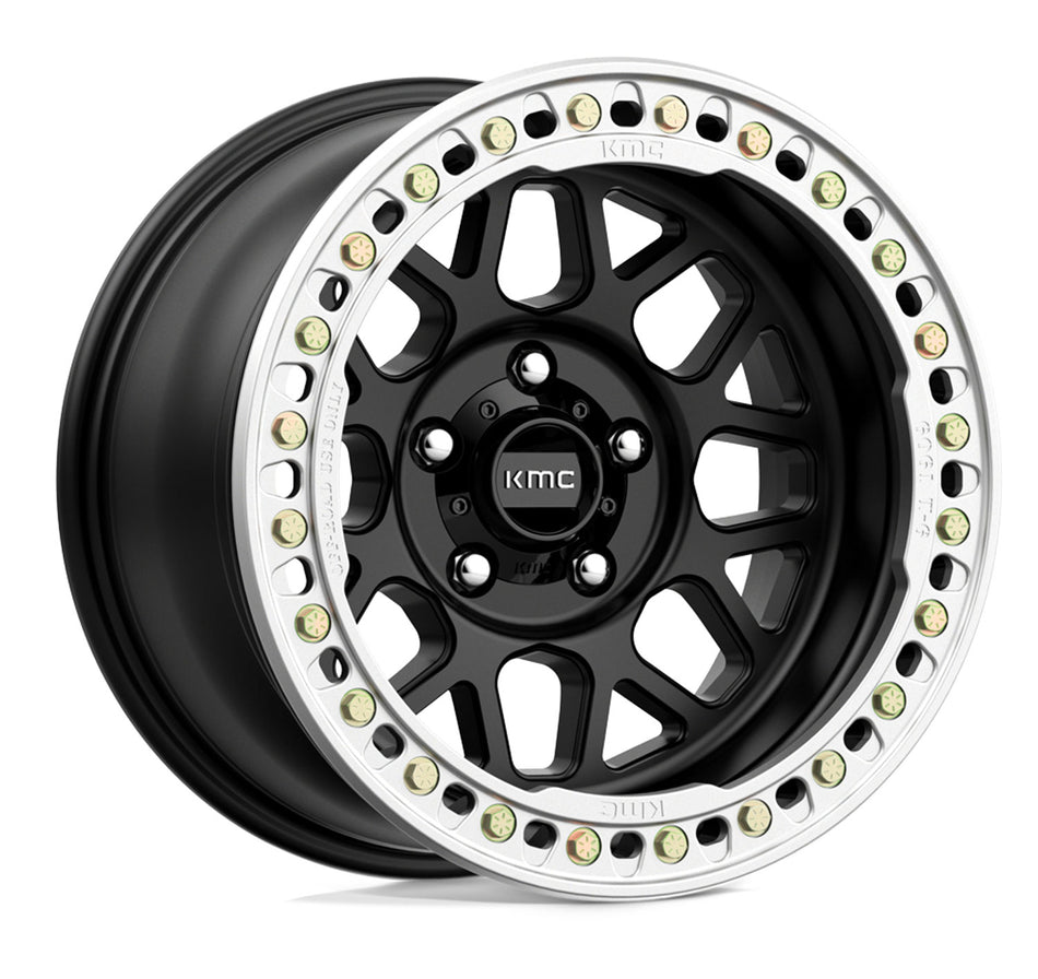 KMC Grenade Jeep Gladiator JT 17" Wheel and 37" Tire Package