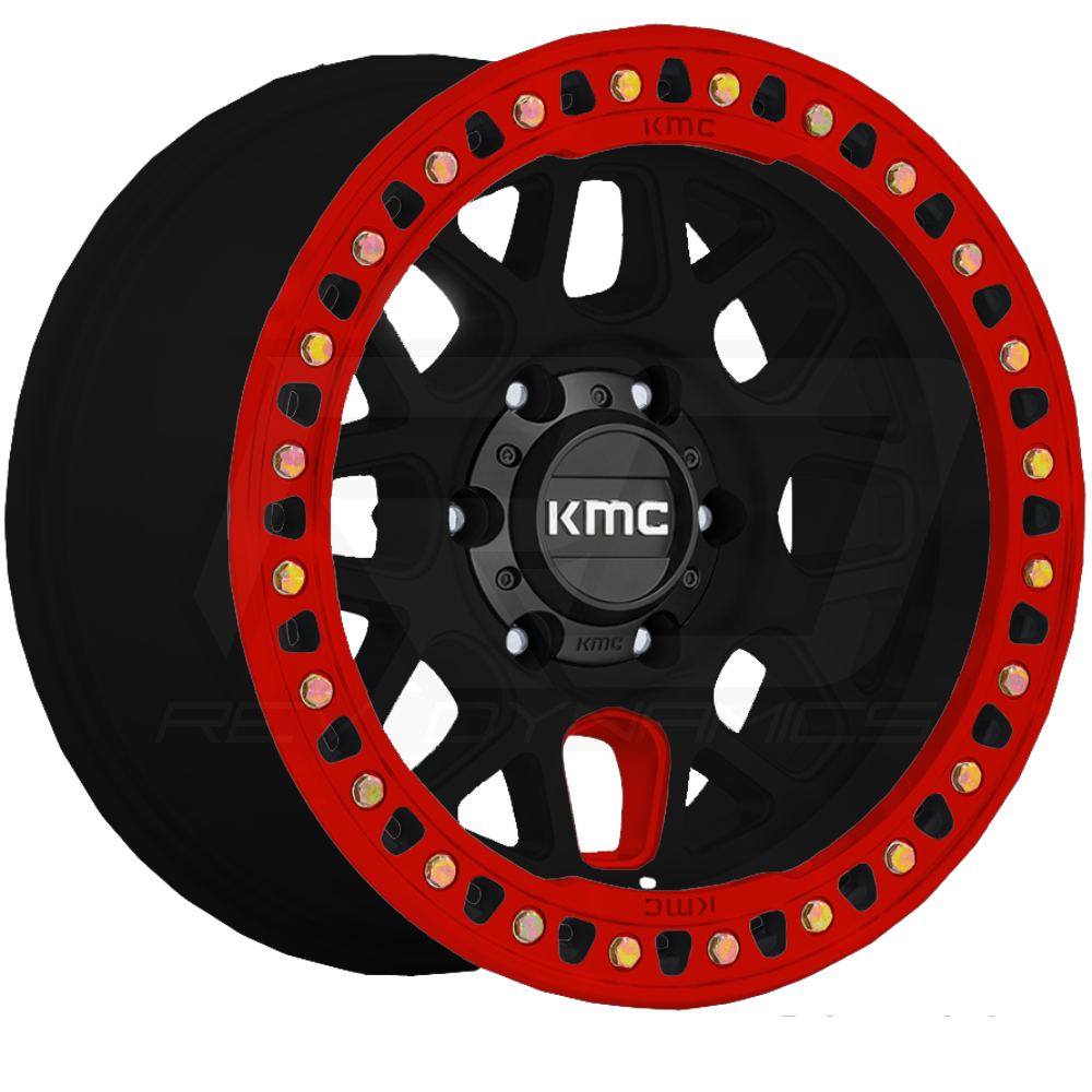 KMC GRS Jeep Gladiator JT 17" Wheel and 37" Tire Package - Rev Dynamics