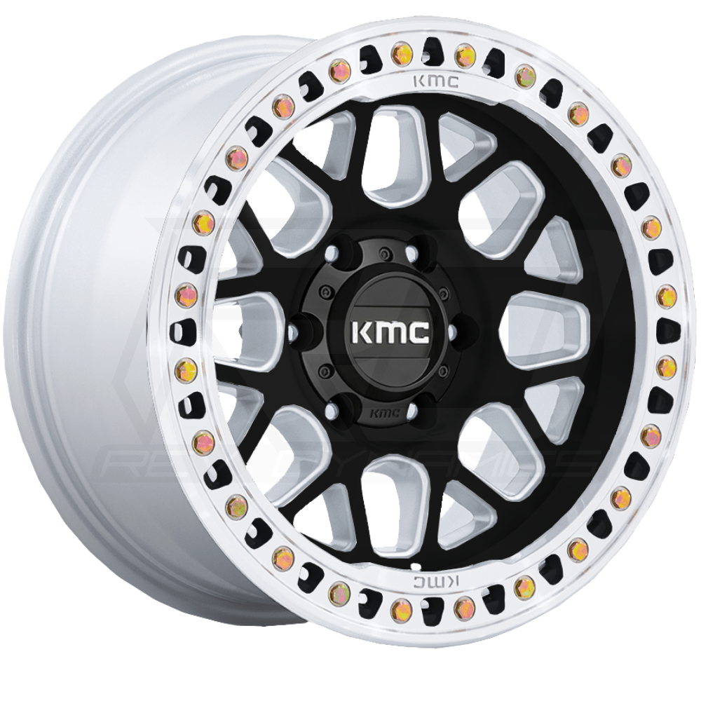 KMC GRS Jeep Gladiator JT 17" Wheel and 37" Tire Package - Rev Dynamics