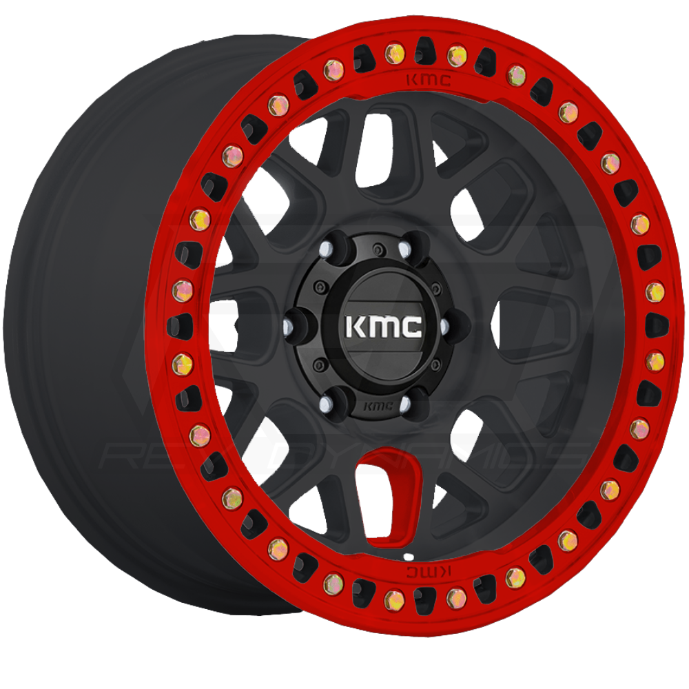 KMC GRS Jeep Gladiator JT 17" Wheel and 37" Tire Package - Rev Dynamics