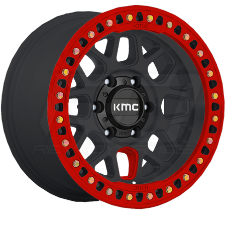 KMC GRS Jeep Gladiator JT 17" Wheel and 37" Tire Package - Rev Dynamics