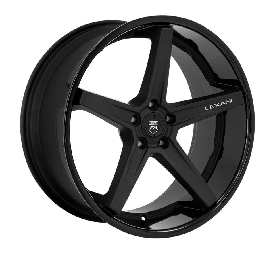 Lexani Savage Tesla Model 3 20" Front and Rear Wheel and Tire Package - Black