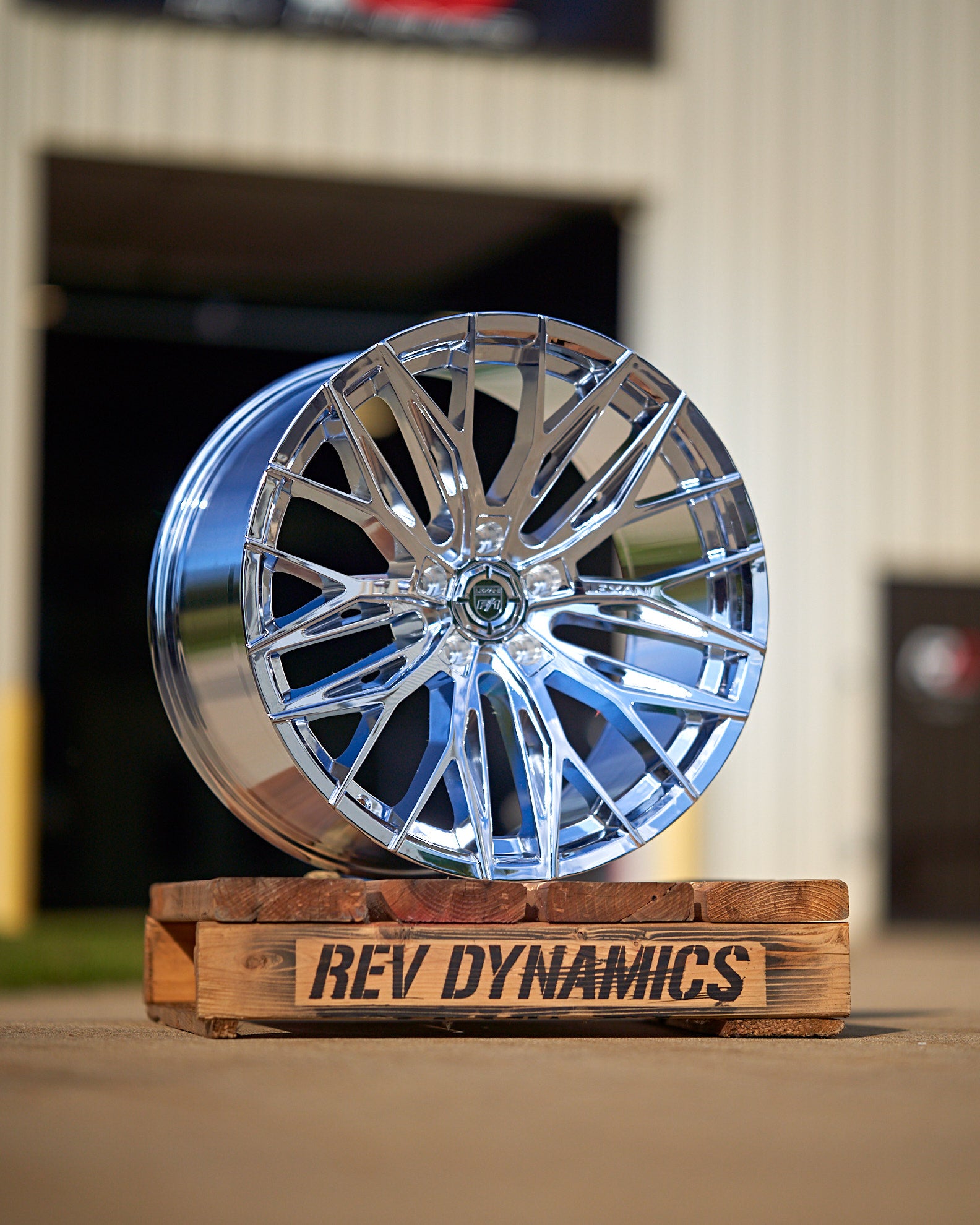 Corvette C8 Chrome Lexani Aries 20in Rim Tire and wheel package