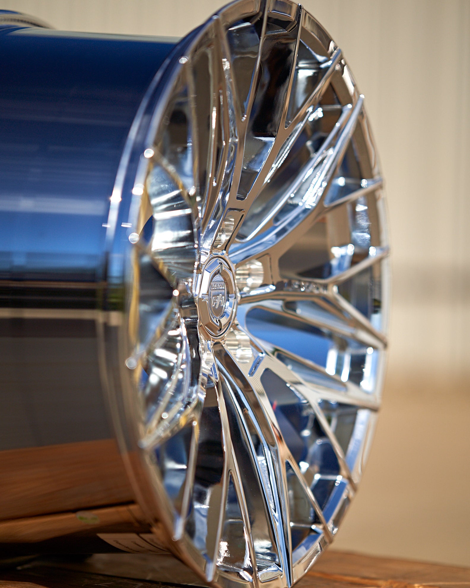 Corvette C8 Chrome Lexani Aries 20in Rim Tire and wheel package