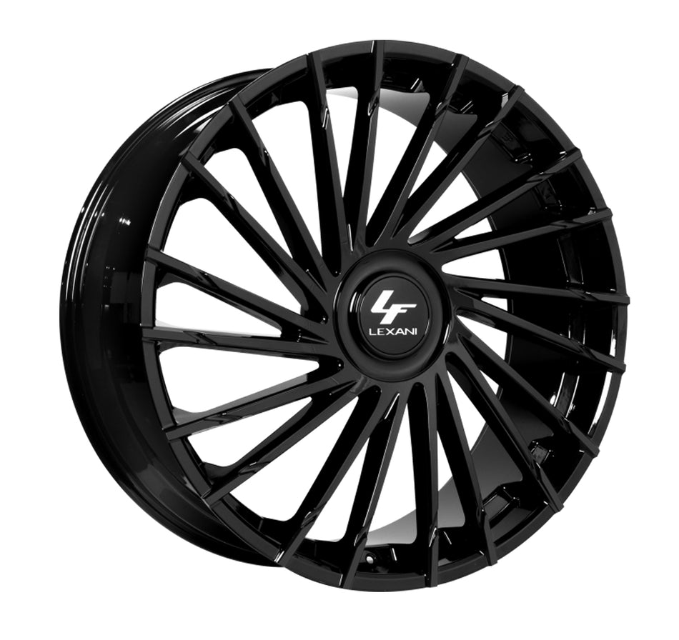Lexani Wraith XL Slingshot 22" Front 24" Rear Wheel and Tire Package