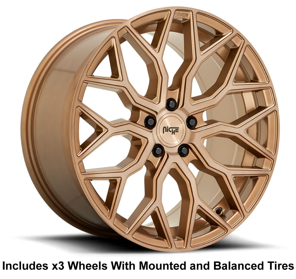 Niche Mazzanti 20" Slingshot Wheel and Tire Package - Rev Dynamics