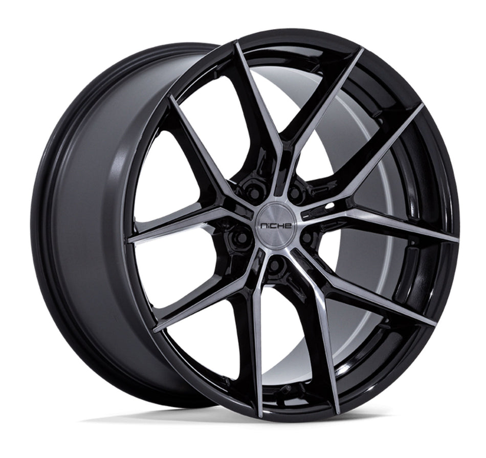 Niche Prodigy 5 C8 Corvette 19" Front 20" Rear Wheel and Tire Package