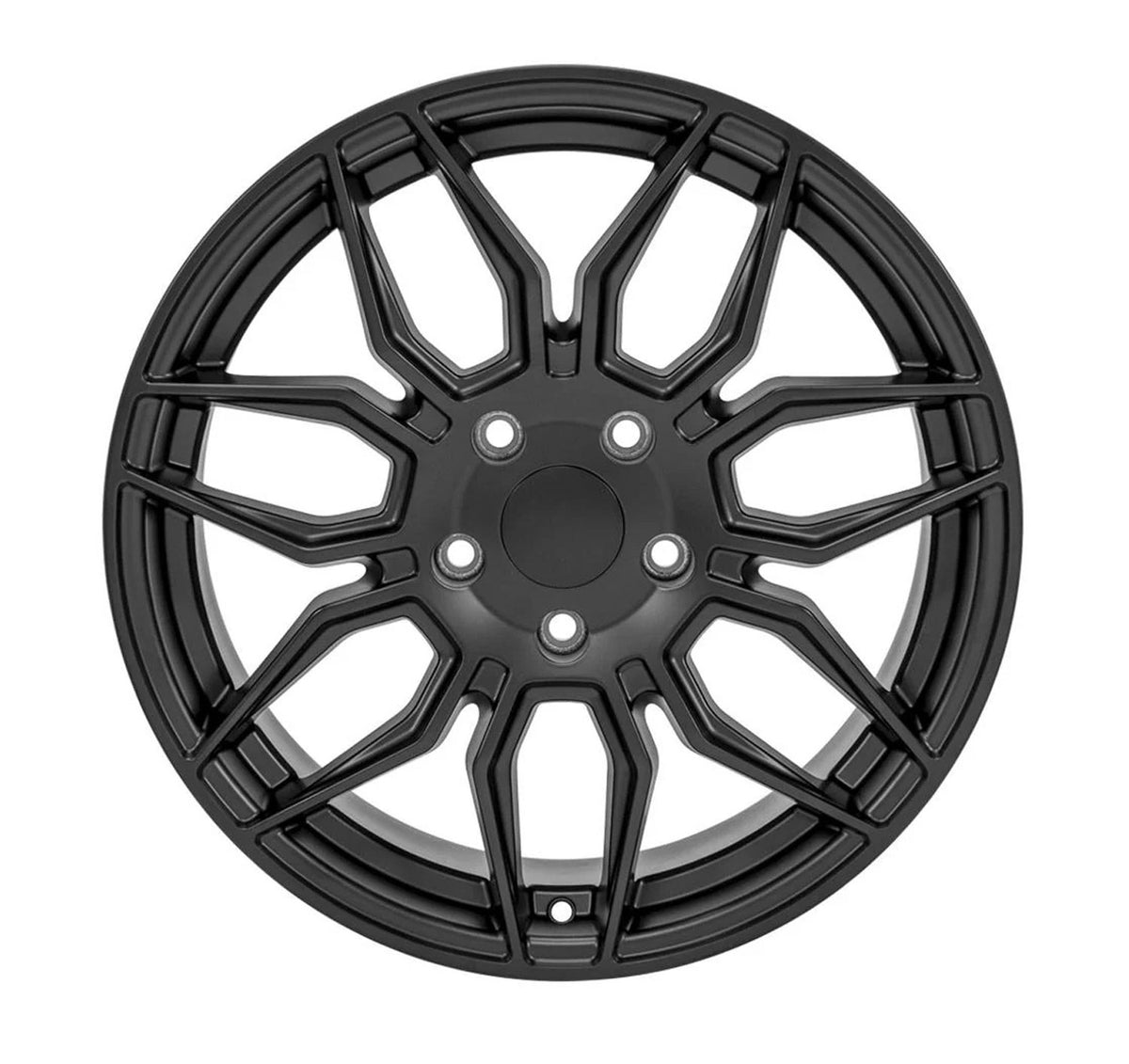 C7 Corvette Wheels in matte black oem style by Rev Dynamics