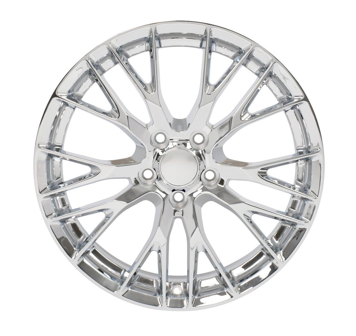 C7 Corvette Wheels in Chrome plated finish