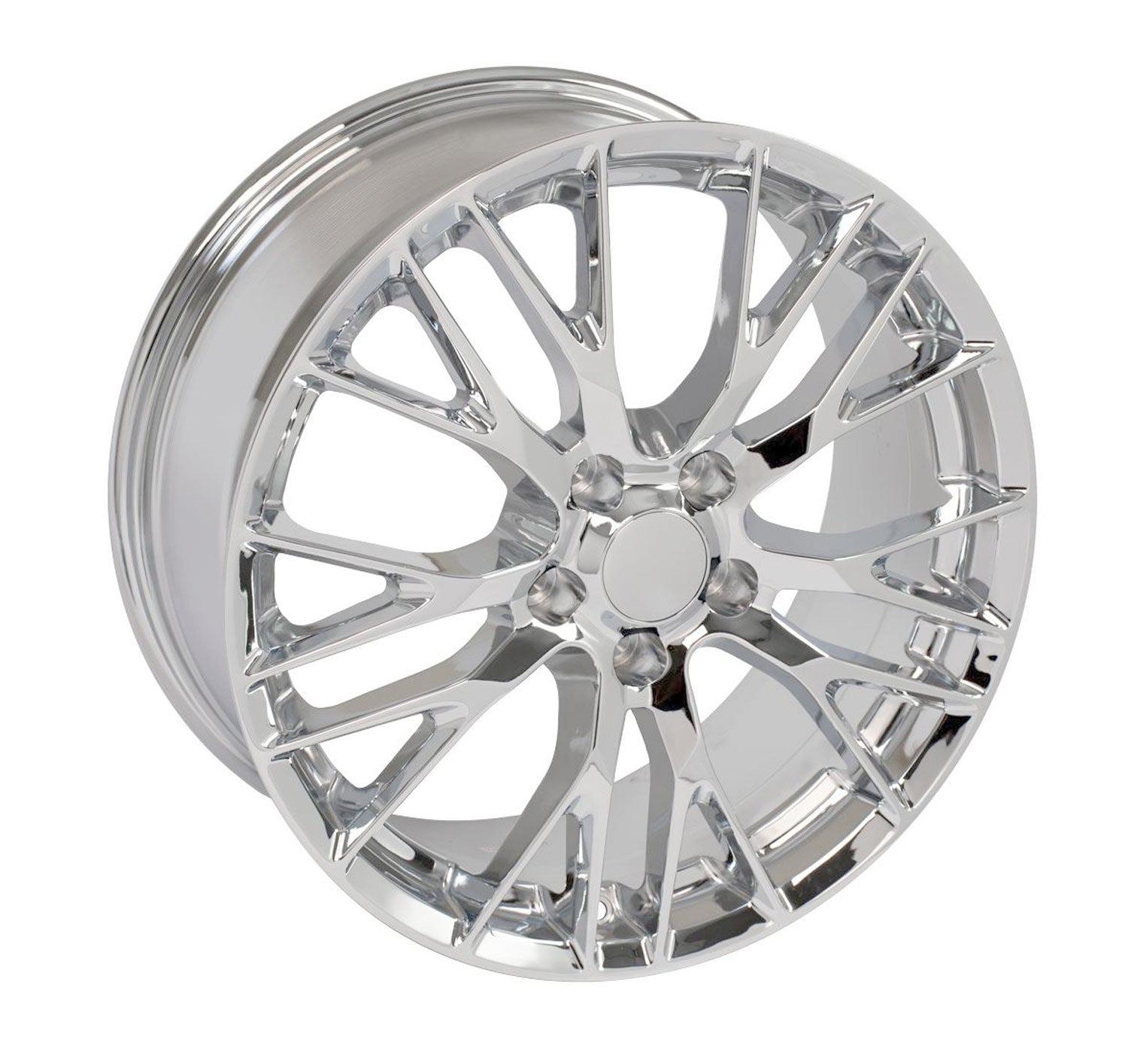 C7 Corvette Wheels in Chrome plated finish